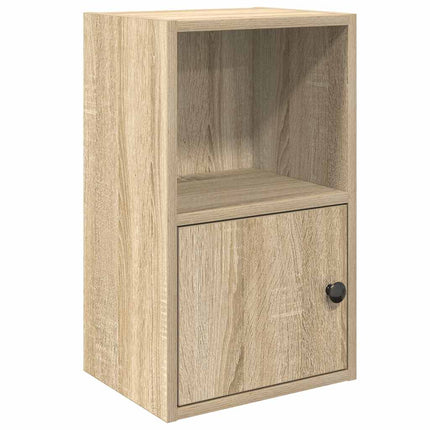 bogreol 31x24x52 cm konstrueret træ sonoma-eg