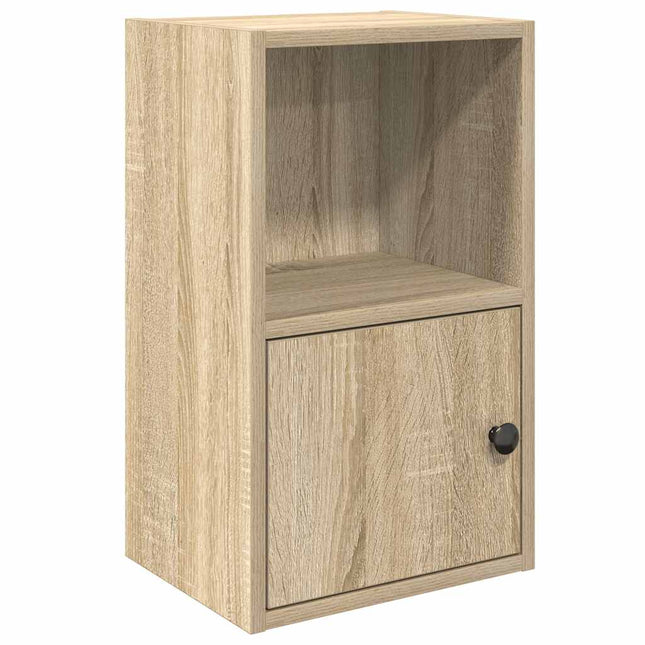 bogreol 31x24x52 cm konstrueret træ sonoma-eg