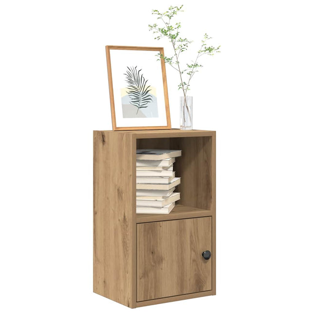 bogreol 31x24x52 cm konstrueret træ kunsteg