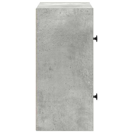 bogreol 40x24x52 cm konstrueret træ betongrå