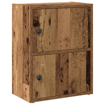 bogreol 40x24x52 cm konstrueret træ antikt træ