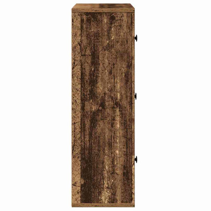 bogreol 60x24x76,5 cm konstrueret træ antikt træ
