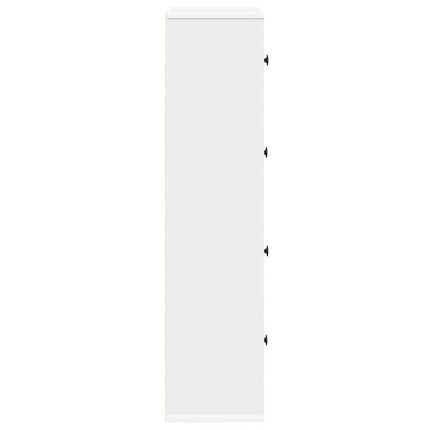 bogreol 60x24x101,5 cm konstrueret træ hvid