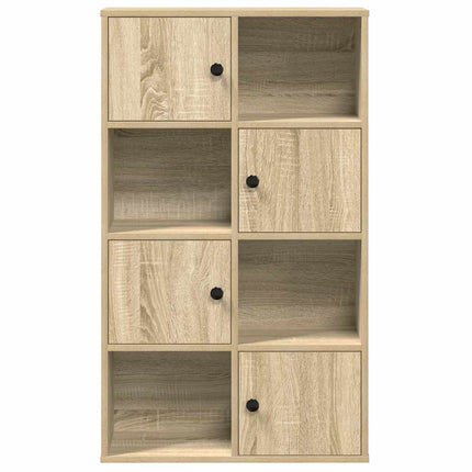 bogreol 60x24x101,5 cm konstrueret træ sonoma-eg