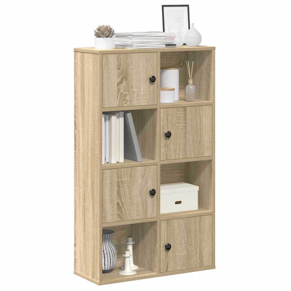 Bogreol 60X24X101,5 Cm Konstrueret Træ Sonoma-Eg - 60 cm / 101.5 cm