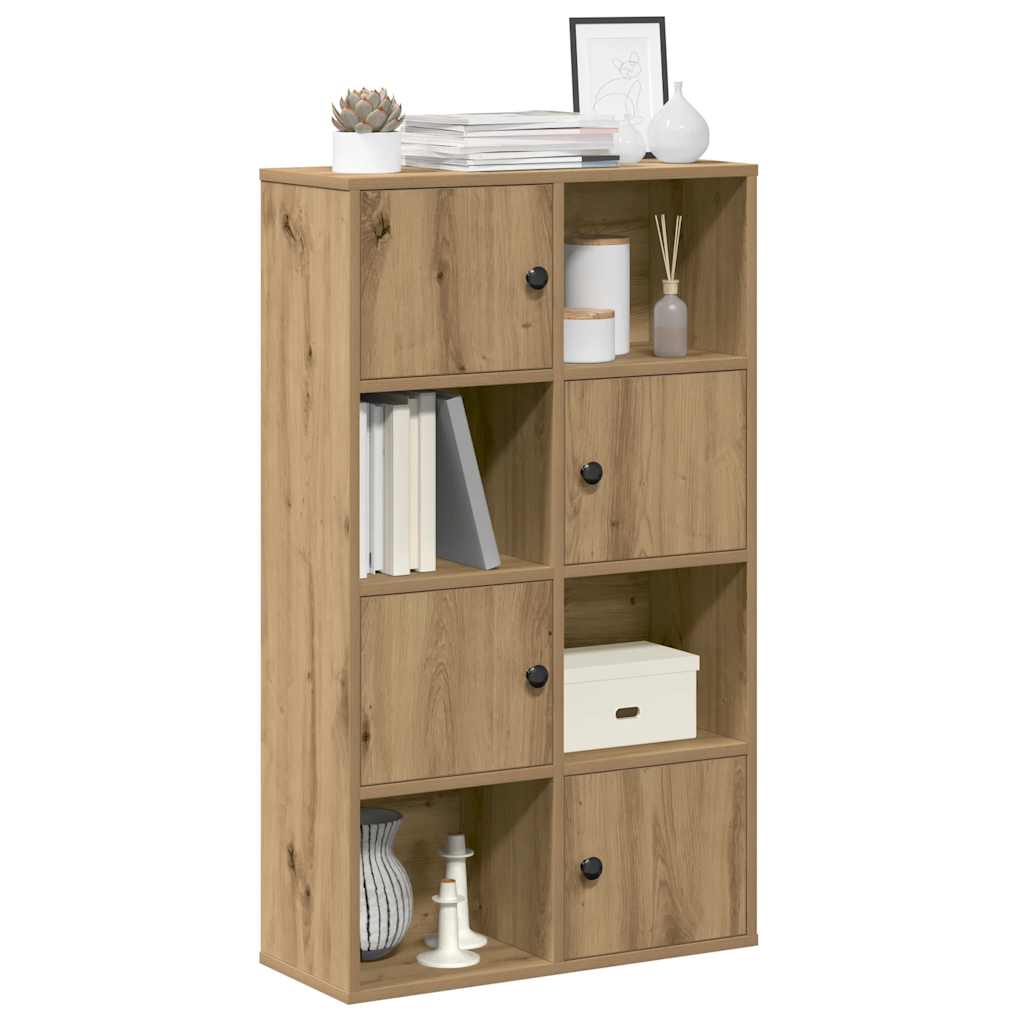 vidaXL bogreol 60x24x101,5 cm konstrueret træ kunsteg