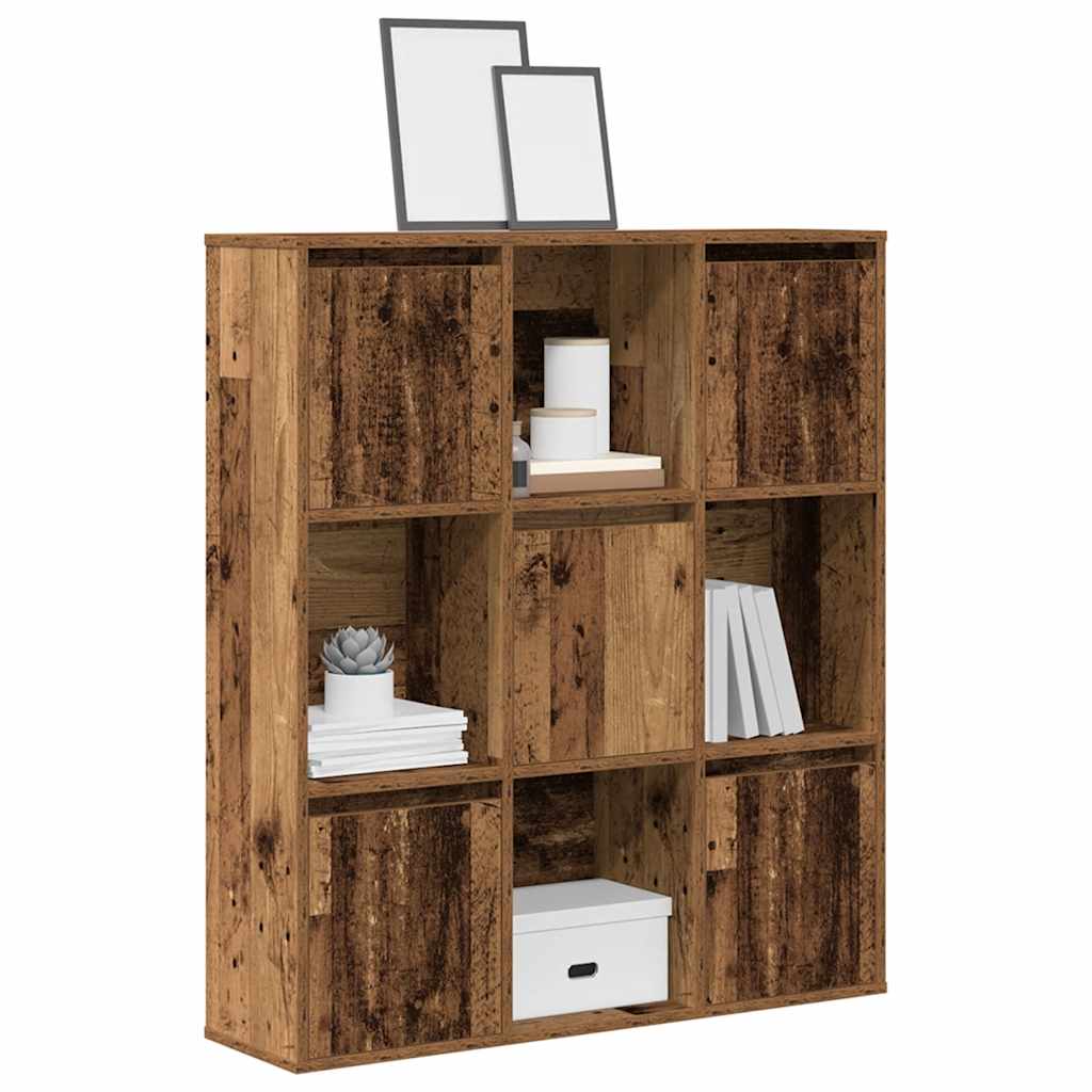 Bogreol 60X24X101,5 Cm Konstrueret Træ Antikt Træ Gammelt Træ - 89 cm / 101.5 cm