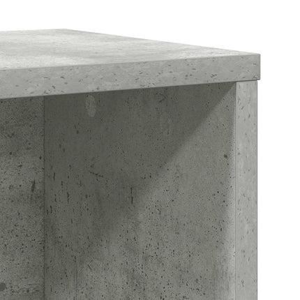 bogreol 60x24x85 cm konstrueret træ betongrå