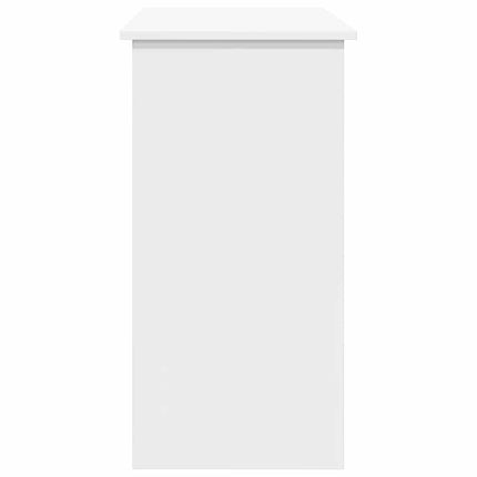 skrivebord 80x40x75 cm konstrueret træ hvid