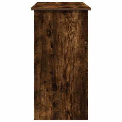 skrivebord 80x40x75 cm konstrueret træ røget egetræsfarve