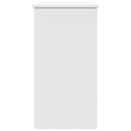 skrivebord 80x40x75 cm konstrueret træ hvid