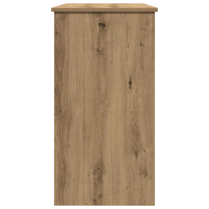 skrivebord 80x40x75 cm konstrueret træ kunsteg