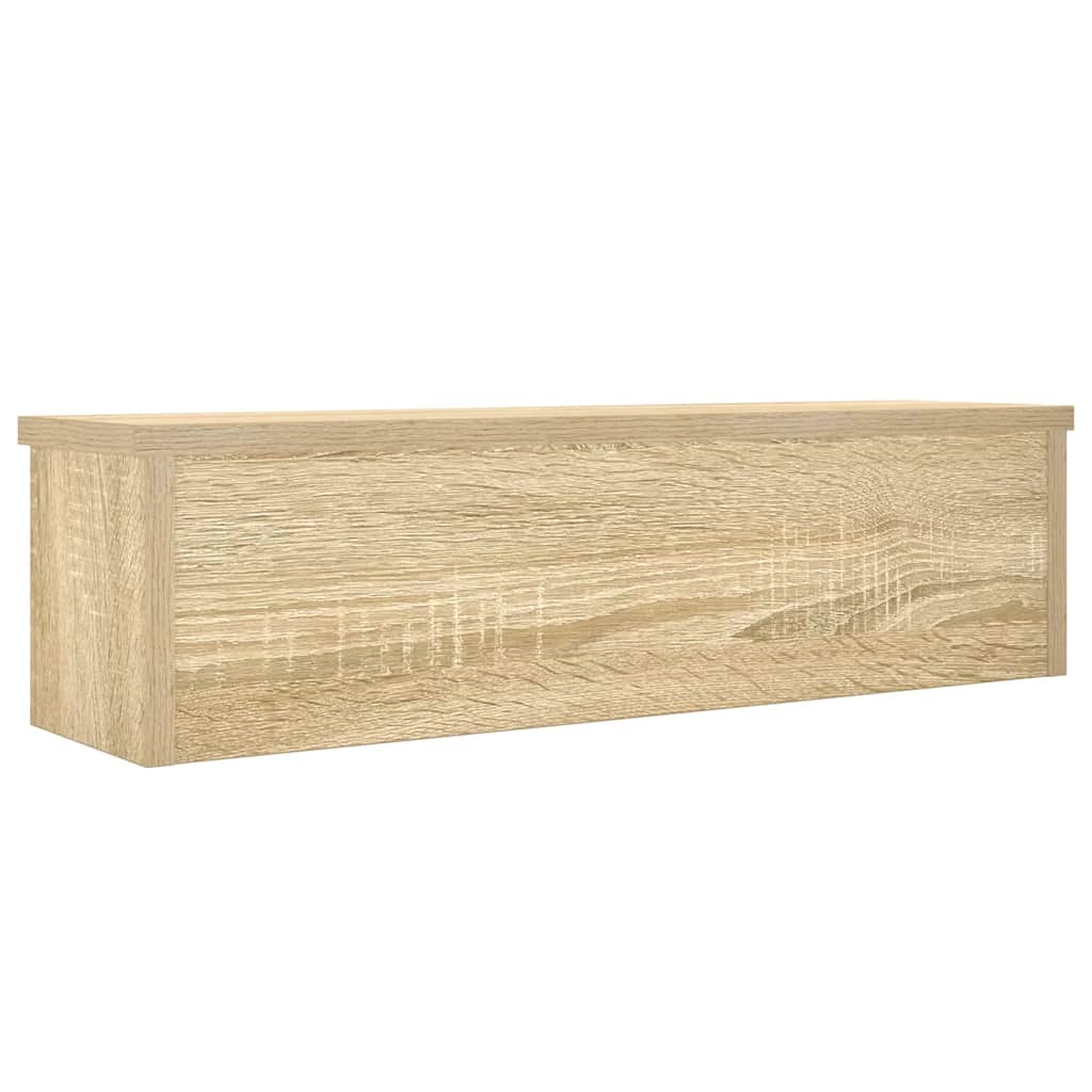 køkkenstativ kan stables 50x15x16 cm konstrueret træ sonoma-eg