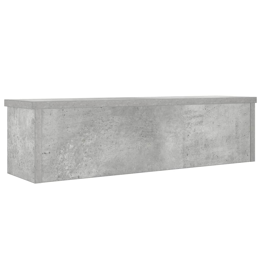 køkkenstativ kan stables 50x15x16 cm konstrueret træ betongrå