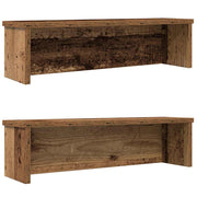 køkkenreoler kan stables 2 stk. 50x15x16 cm antikt træ