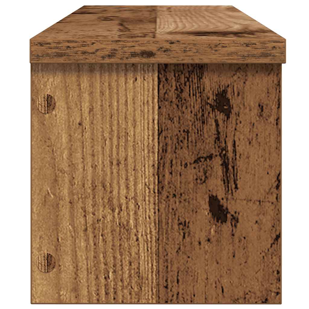 køkkenreoler kan stables 2 stk. 50x15x16 cm antikt træ