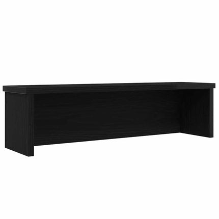 køkkenstativ kan stables 60x15x16 cm konstrueret træ sort