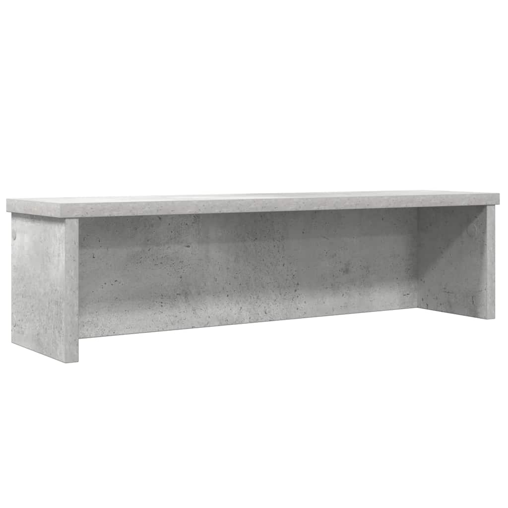 køkkenstativ kan stables 60x15x16 cm konstrueret træ betongrå