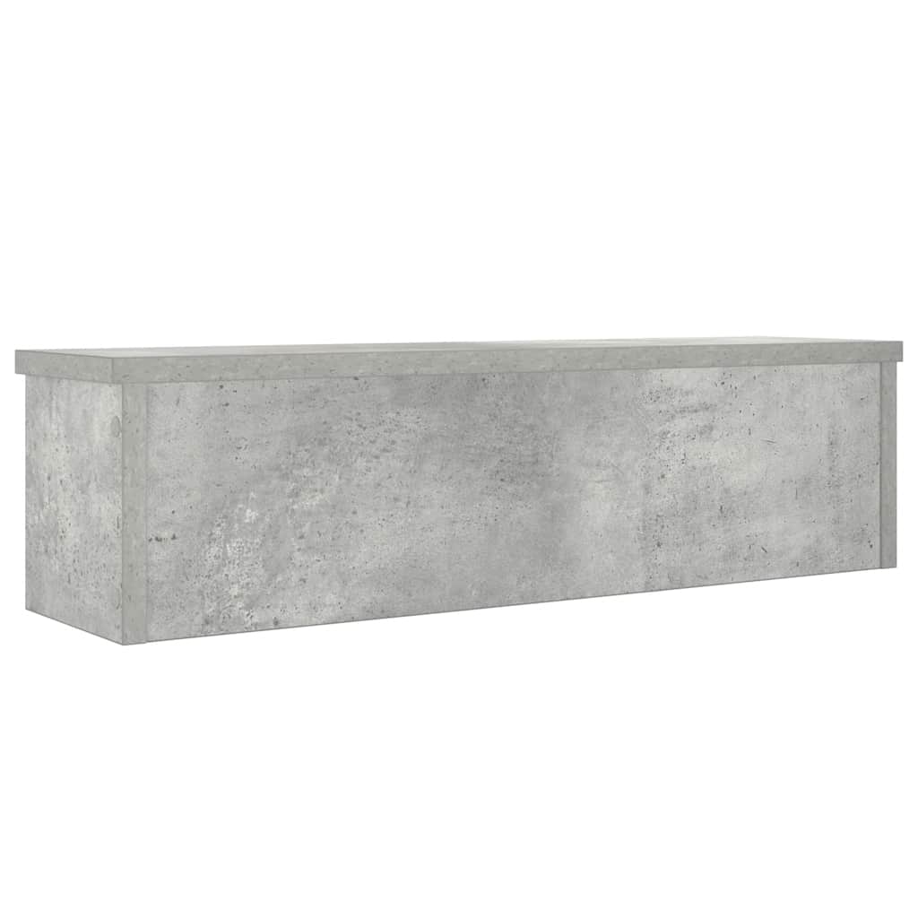 køkkenstativ kan stables 60x15x16 cm konstrueret træ betongrå