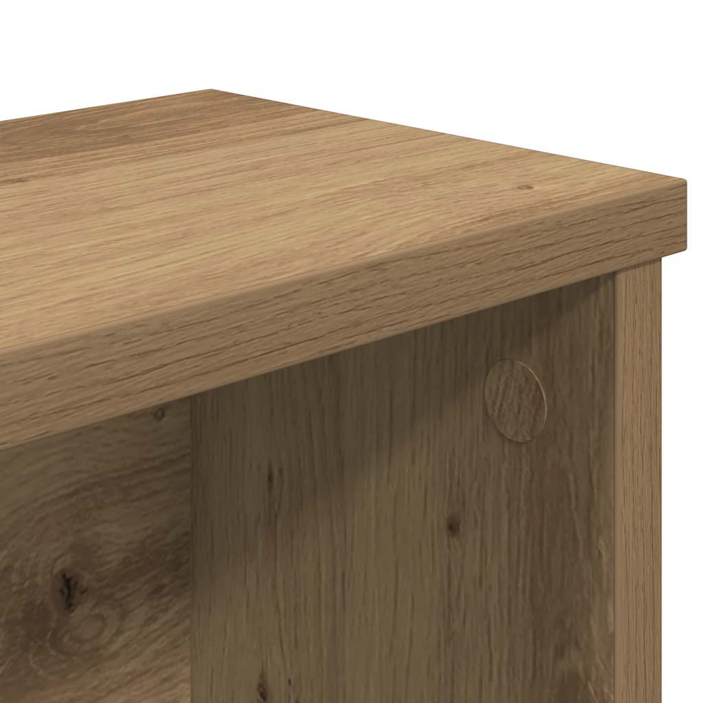 køkkenstativ kan stables 60x15x16 cm konstrueret træ kunsteg