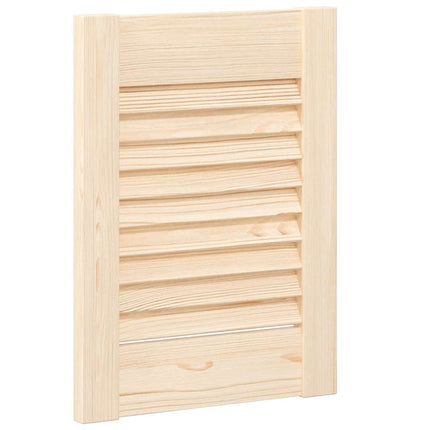 skabslåger 2 stk. 39,5x29,5 cm lameldesign massivt fyrretræ