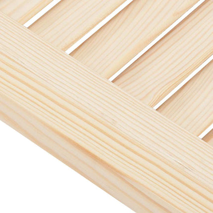 skabslåger 2 stk. 69x29,5 cm lameldesign massivt fyrretræ
