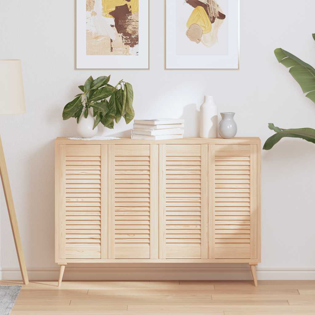 skabslåger 4 stk. 69x29,5 cm lameldesign massivt fyrretræ