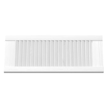skabslåger 2 stk. 69x29,5 cm lameldesign hvid