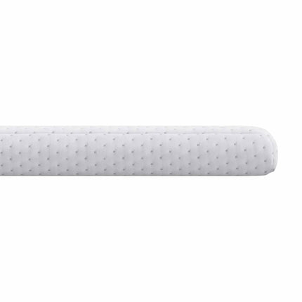 Madras topper Hvid 140 x 190 cm Jacquard Stof