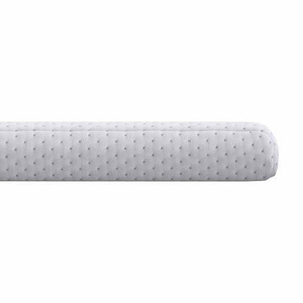 Madras topper Hvid 90 x 190 cm Jacquard Stof