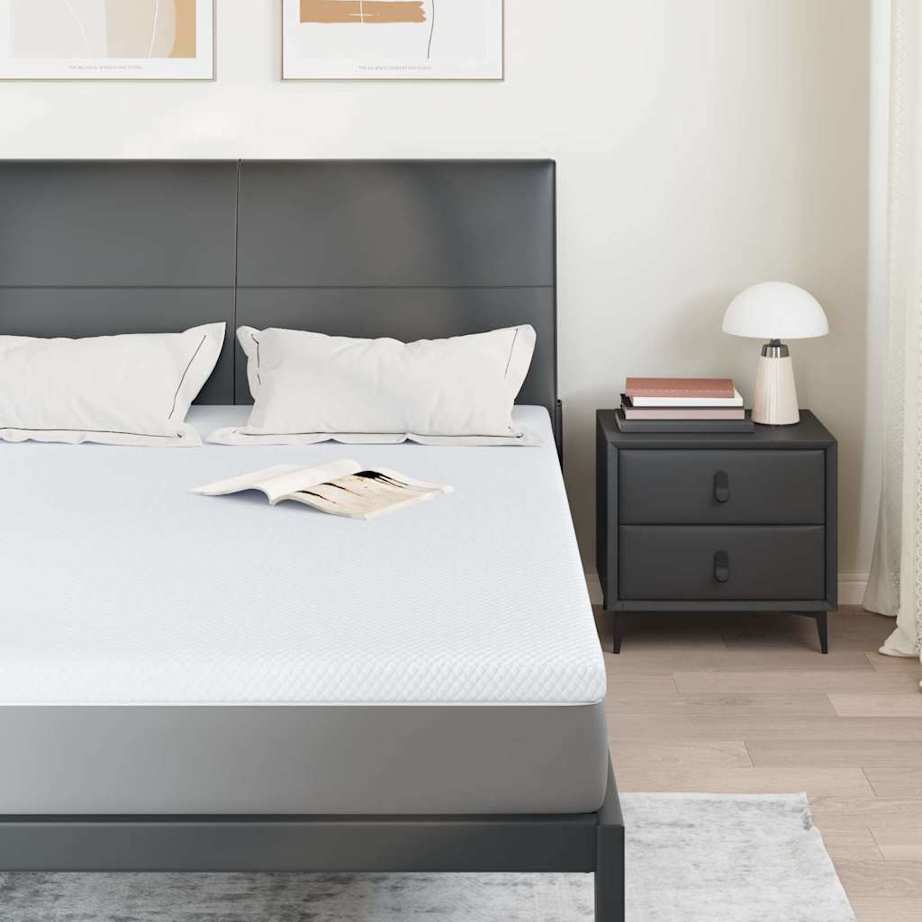 Minde skum madras top for Voksen Blød 140 x 200 cm Hvid