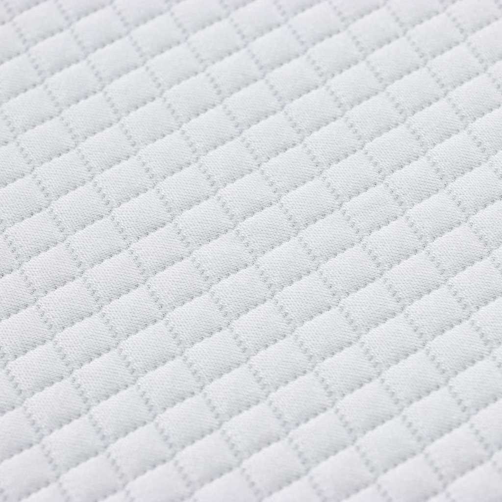 Madras topper Hvid 200 x 200 x 5 cm Jacquard Stof