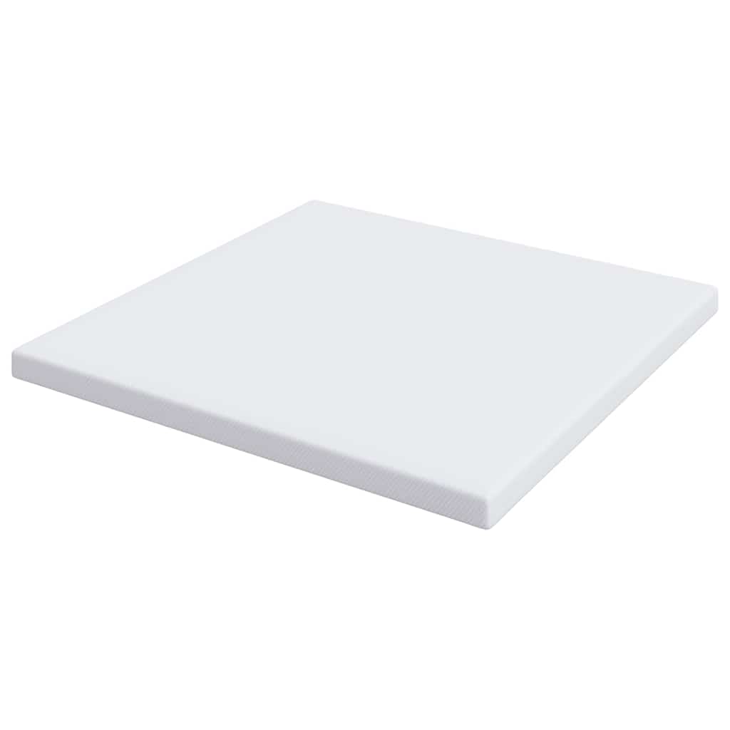 Madras topper Hvid 200 x 200 cm Jacquard Stof