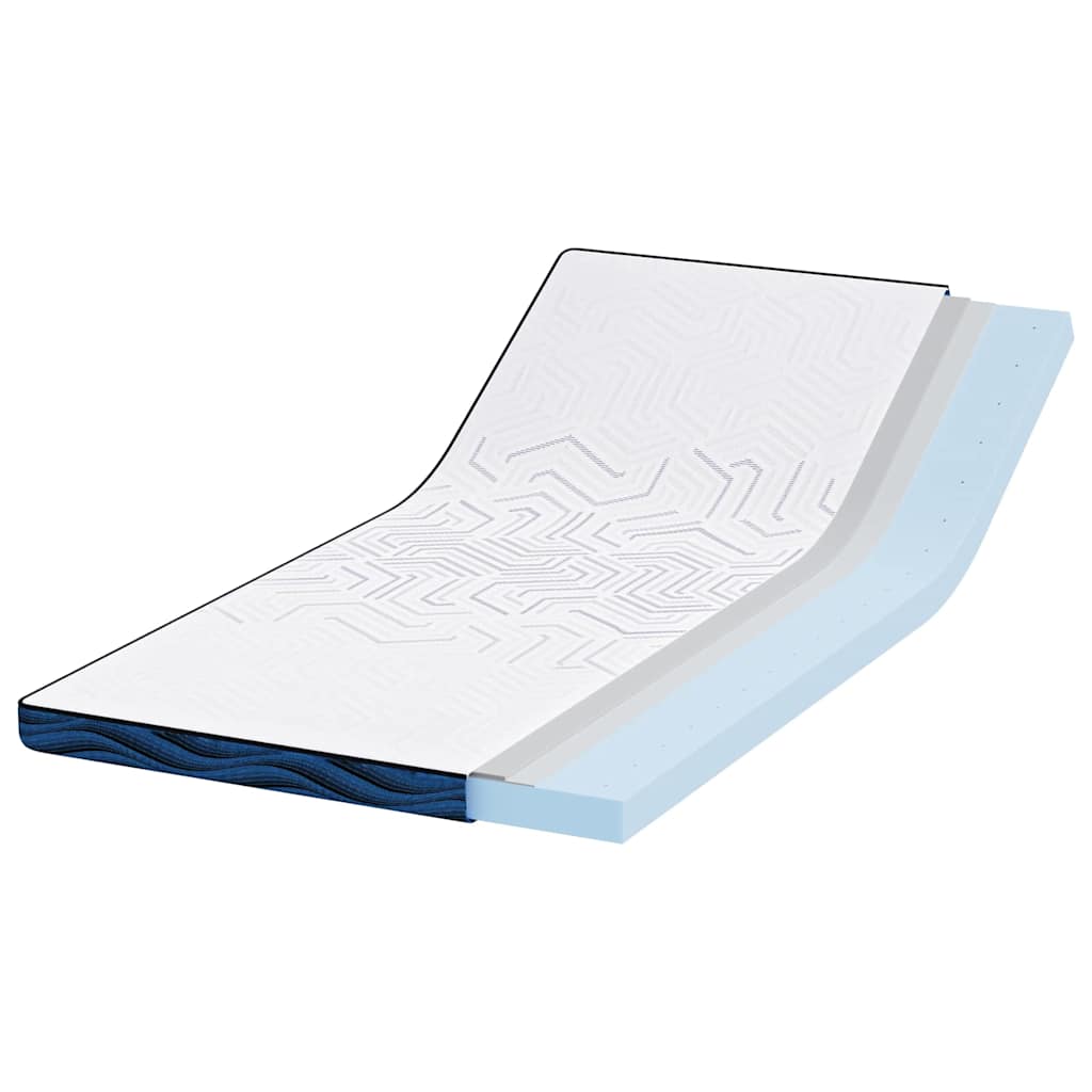 Madras topper Hvid 100 x 200 cm Jacquard stof