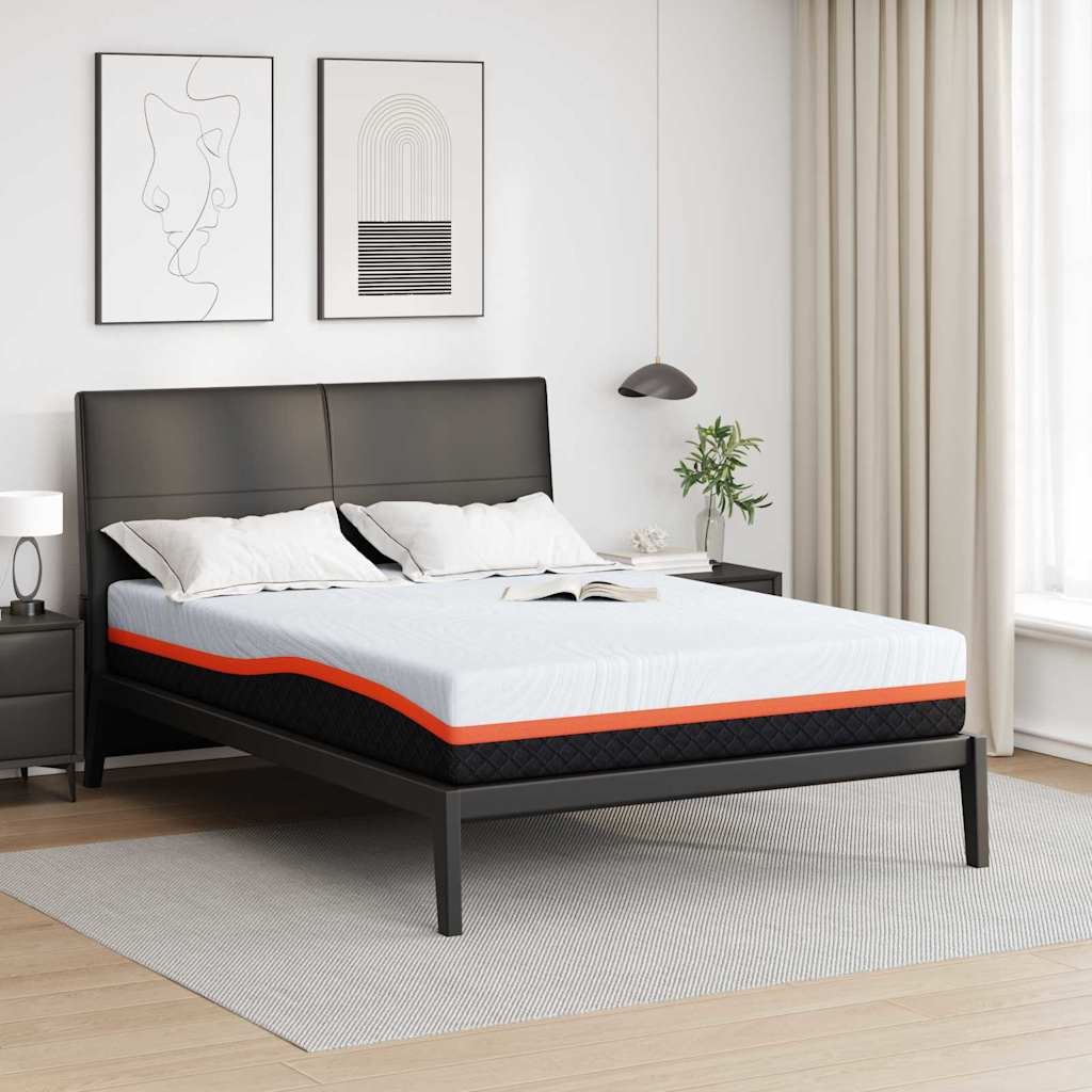 Madras Hvid og Grå 140 x 190 cm Jacquard stof
