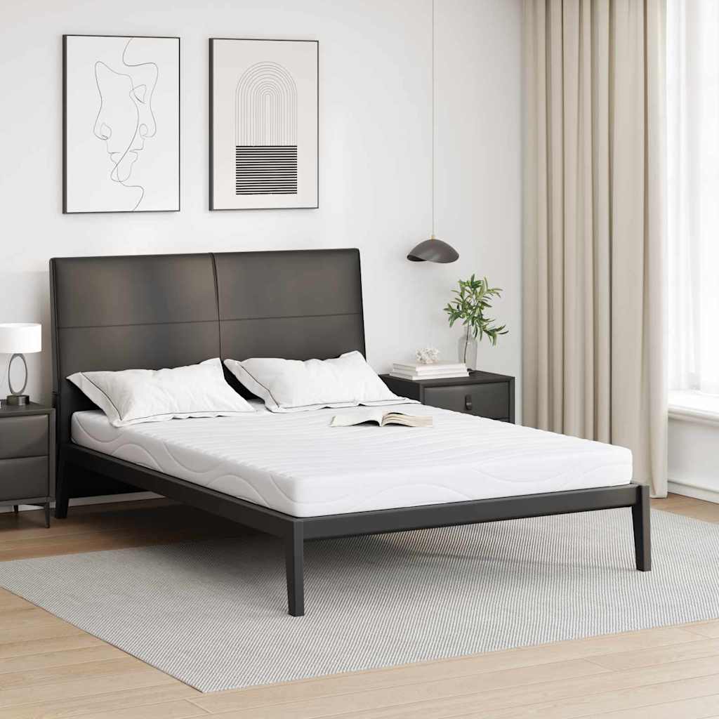 Madras Hvid 160 x 200 cm Jacquard stof