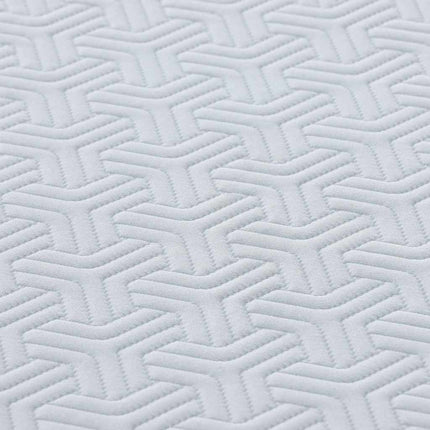 Madras Hvid og Grå 80 x 160 cm Jacquard stof