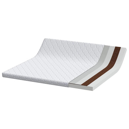 Madras Hvid 200 x 200 cm Jacquard stof