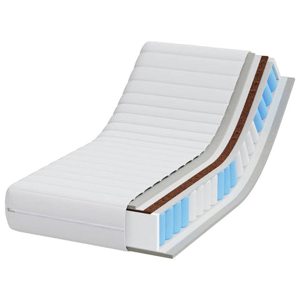 Madras Hvid 70 x 140 cm Pocket Spring