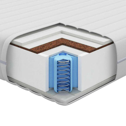 Madras Hvid 80 x 200 cm Pocket Spring
