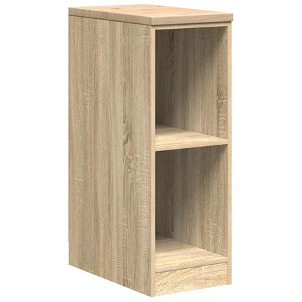 Garageopbevaringsskab Sonoma eg 30x51x85cm Massivt træ Fyrretræ
