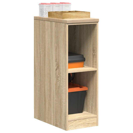 Garageopbevaringsskab Sonoma eg 30x51x85cm Massivt træ Fyrretræ