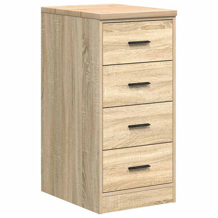 Garageopbevaringsskab Sonoma eg 40x51x85cm Massivt træ Fyrretræ