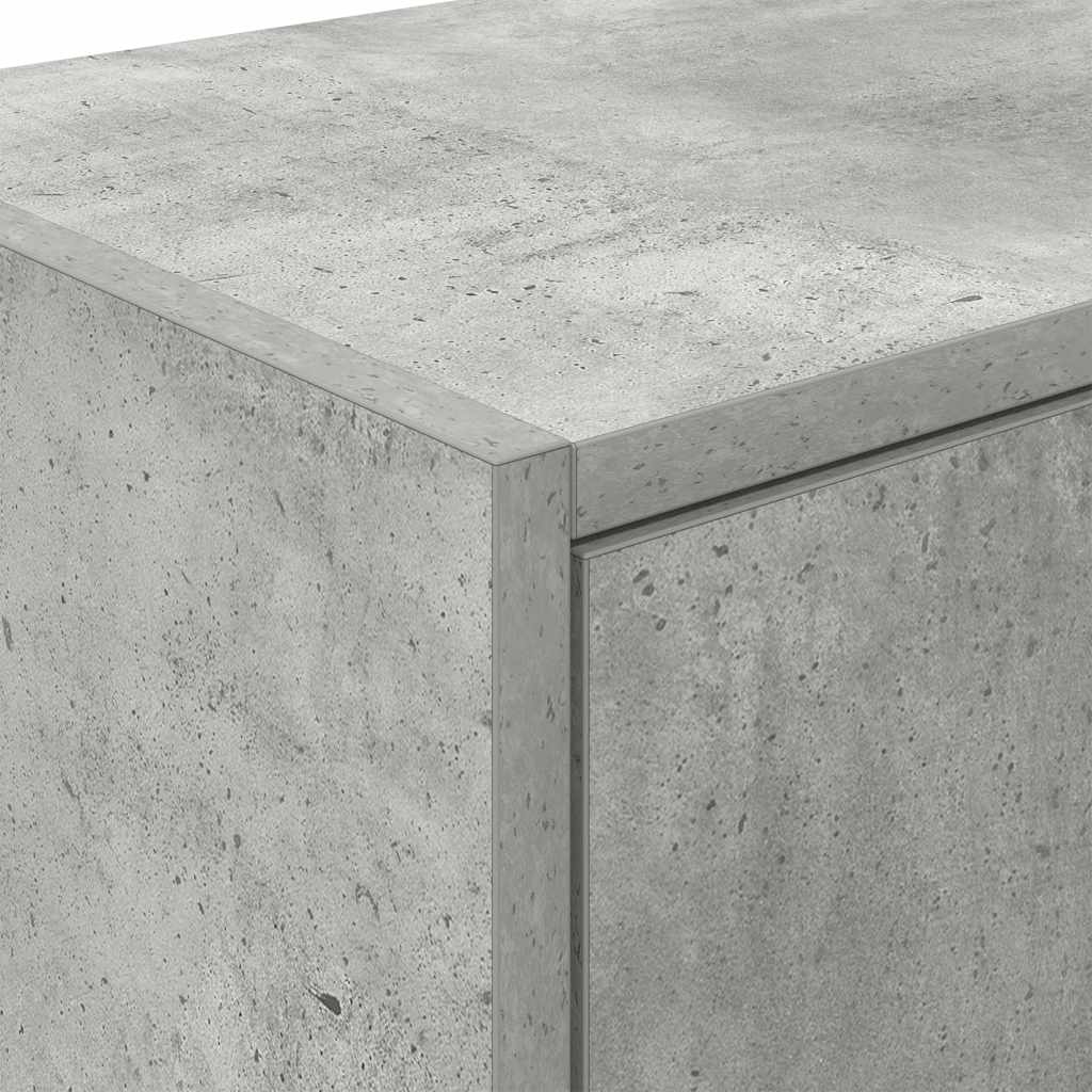 vægskabe til garagen 2 stk. konstrueret træ betongrå