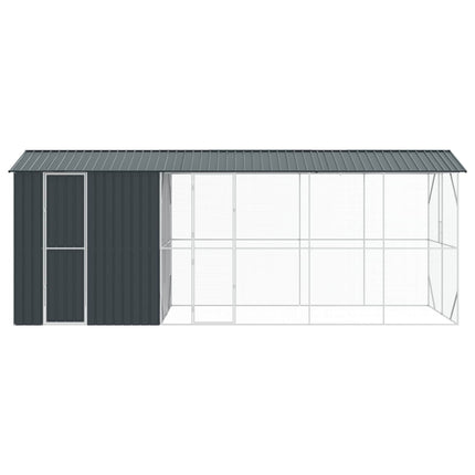 Fuglebur Antracit 645 x 208 x 247 cm Galvaniseret stål