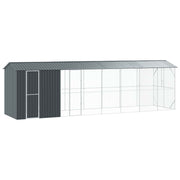Fuglebur Antracit 860 x 208 x 247 cm Galvaniseret stål