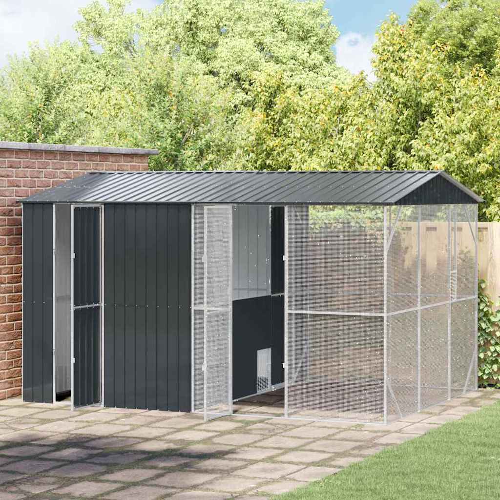 Fuglebur Antracit 430 x 310 x 247 cm Galvaniseret stål