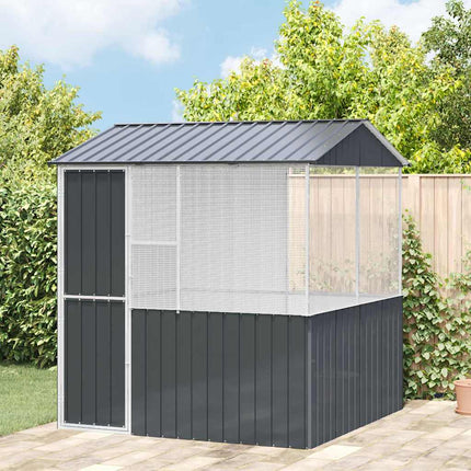 Fuglebur Antracit 215 x 209 x 230 cm Galvaniseret stål