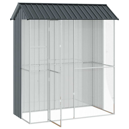 Fuglebur Antracit 215 x 110 x 247 cm Galvaniseret stål