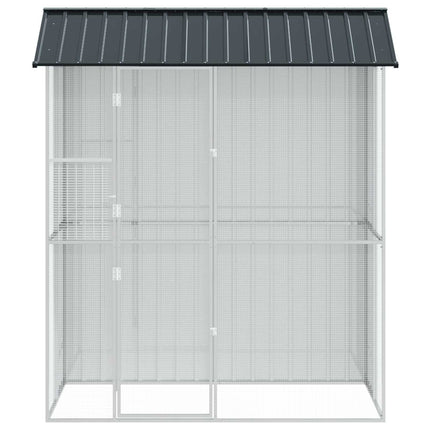 Fuglebur Antracit 215 x 110 x 247 cm Galvaniseret stål